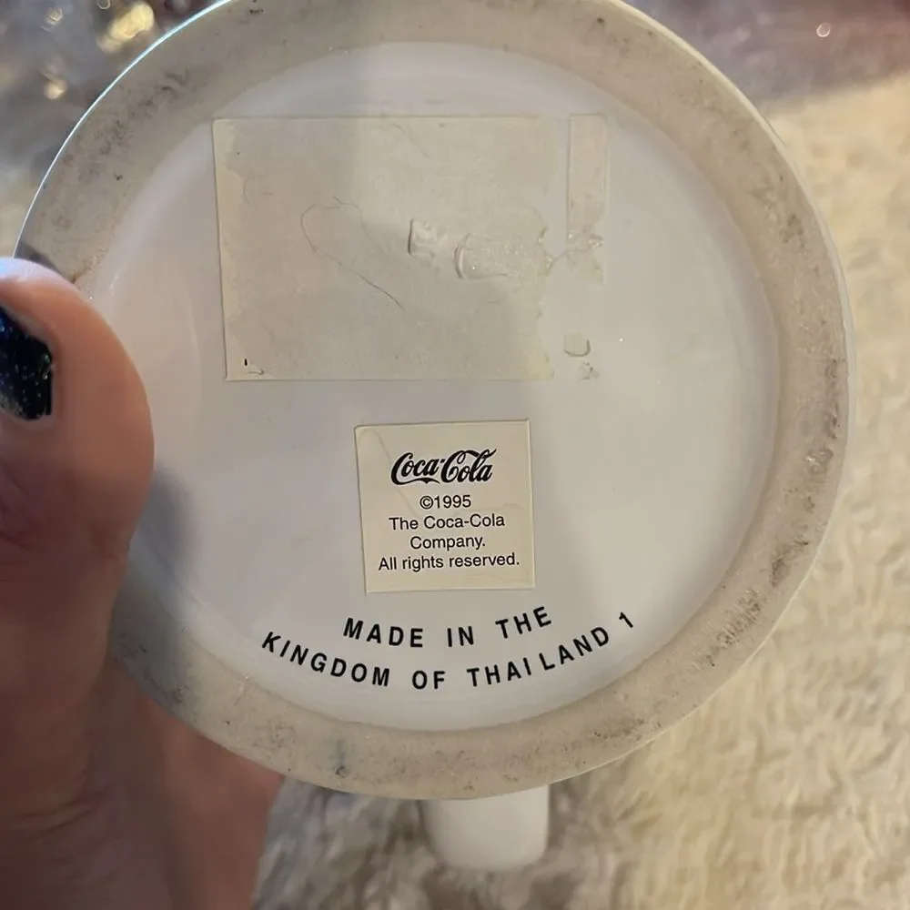 Vintage 1995 giant Coca-Cola mug